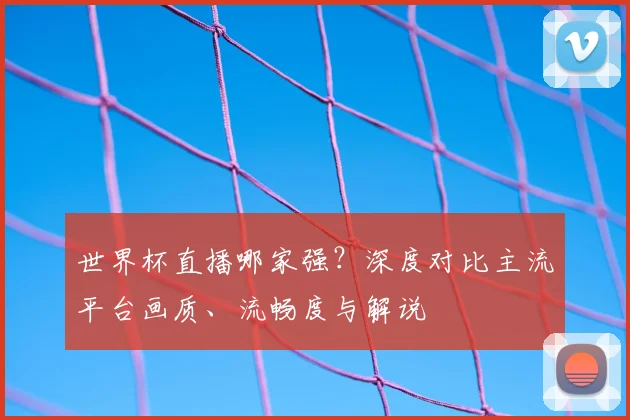世界杯直播哪家强？深度对比主流平台画质、流畅度与解说